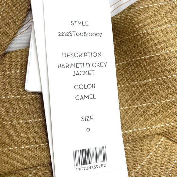 Veronica Beard Parineti Linen Blend Dickey Jacket - Picture 3 of 7